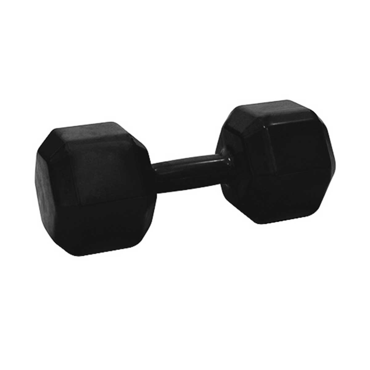 Dumbbells Sextavado Emborrachado