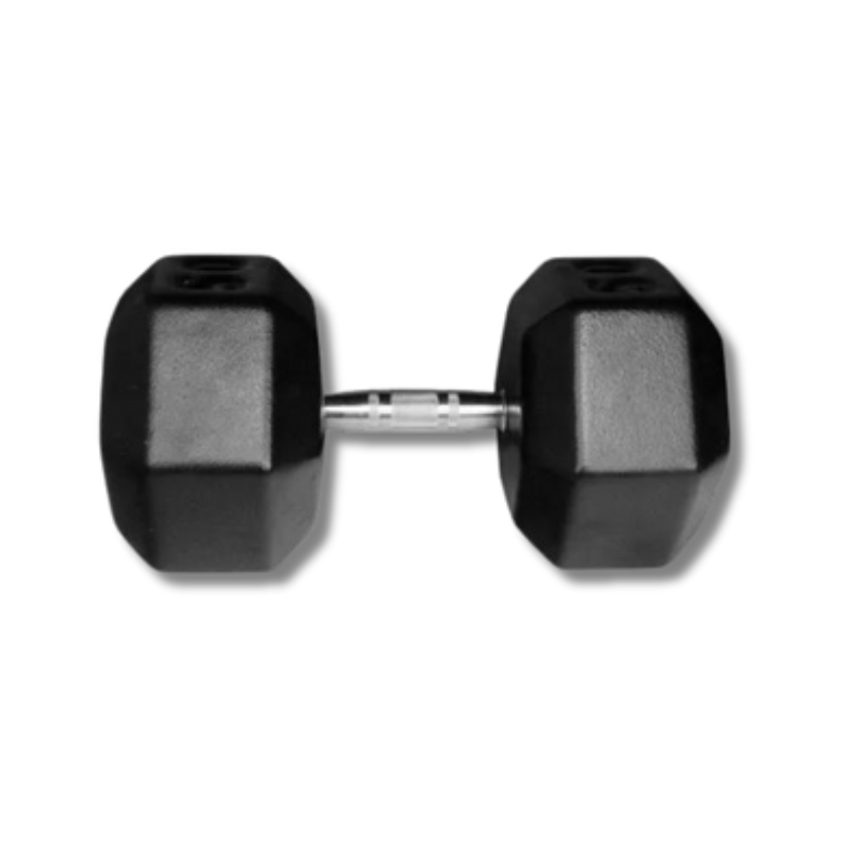 Dumbbell Sextavado Pegada Cromada